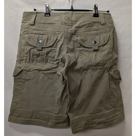Kuhl Olive Green Cargo Shorts Women's Size 2 - Picture 2 of 4